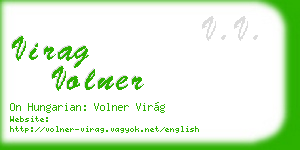 virag volner business card